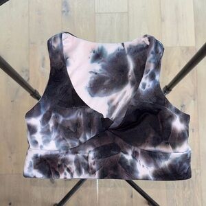 Women's Harmony Balance Tie-Dye Crop Top Sports Bra Size XS